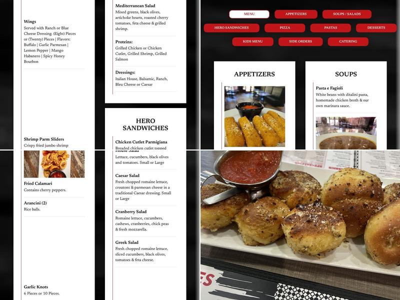 Maola's Pizzeria & Restaurant Menu