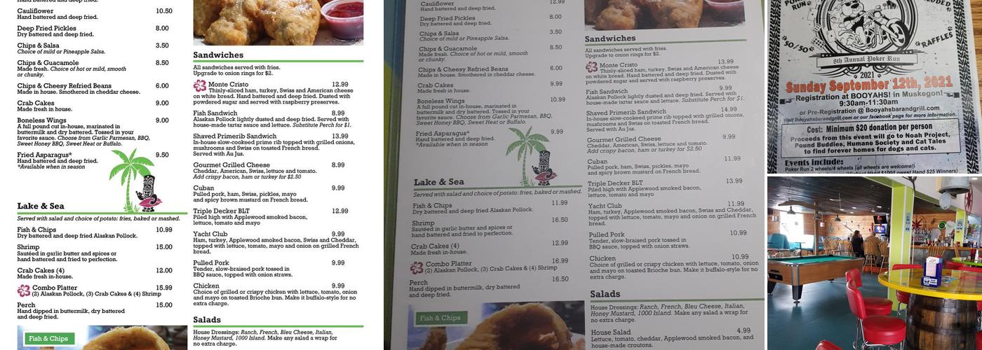 Rum Runners Menu