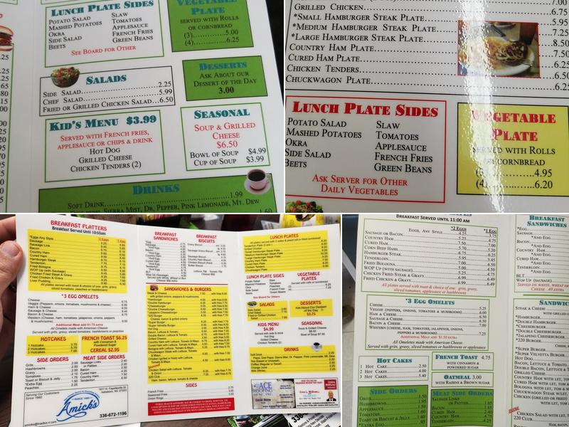 220 Grill Menu