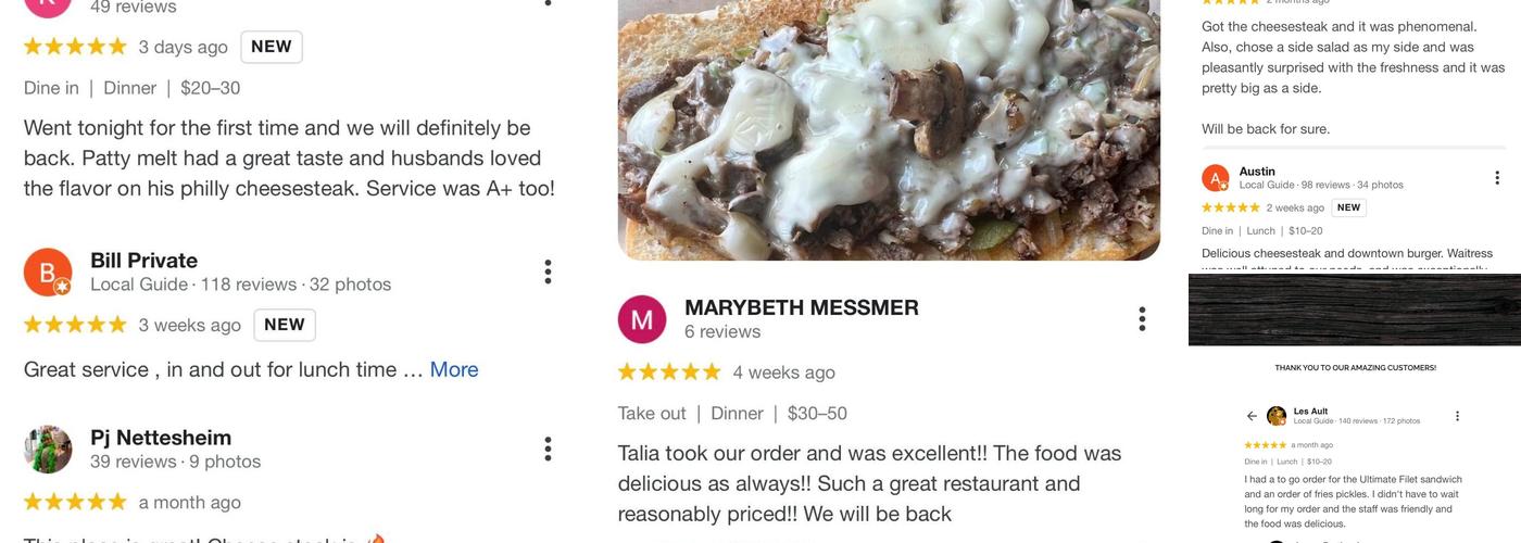 Two Guys Grille Inc Menu