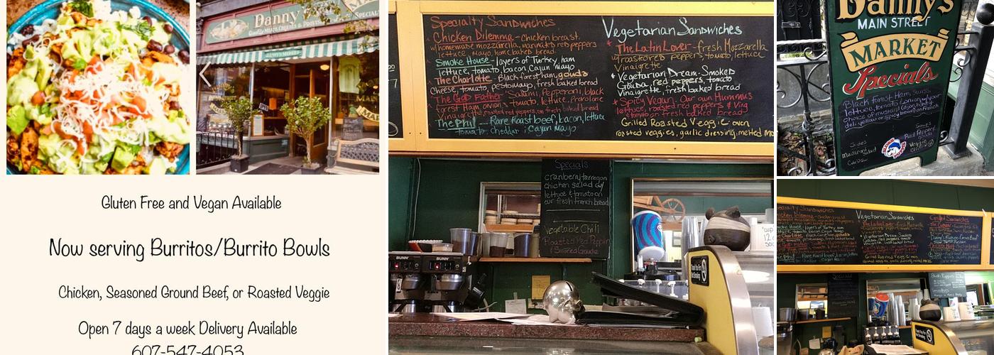 Danny's Main Street Market Menu