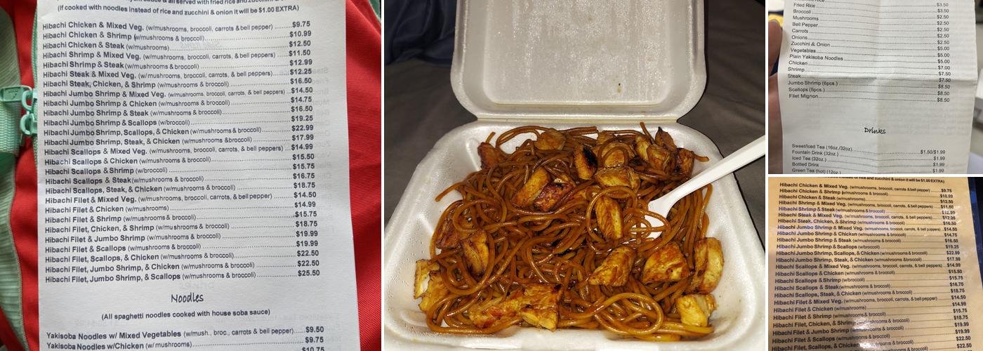 Hibachi Express Menu