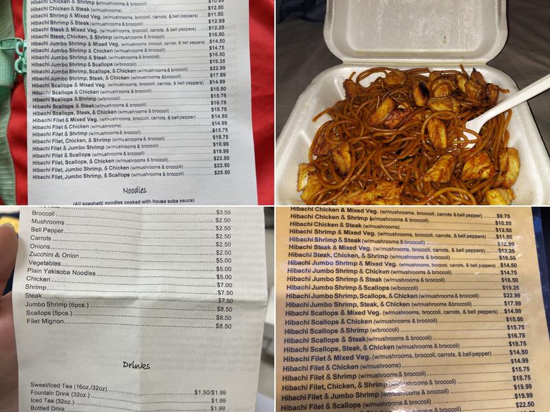 Hibachi Express Menu
