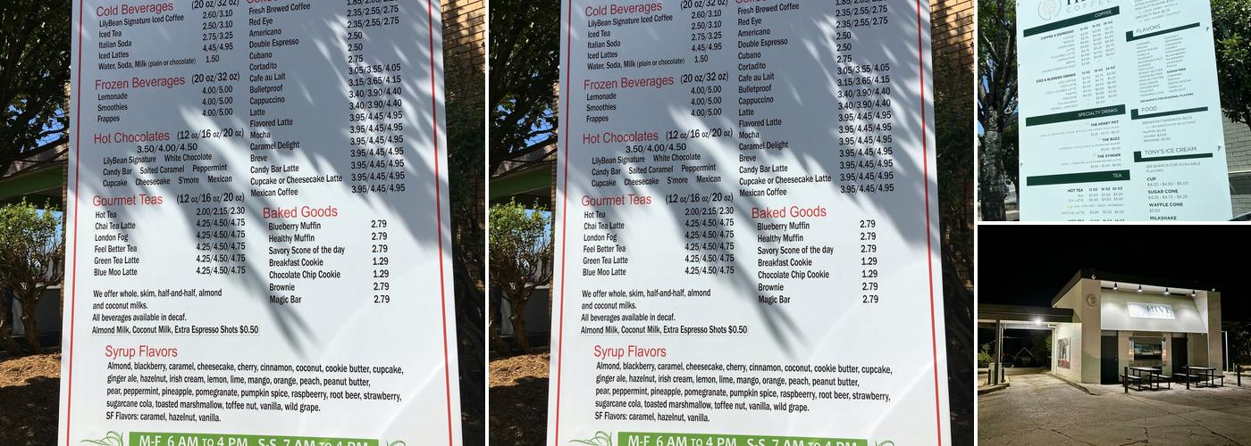 Hive Coffee Menu