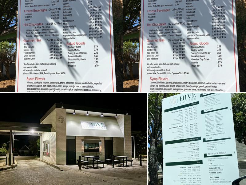 Hive Coffee Menu