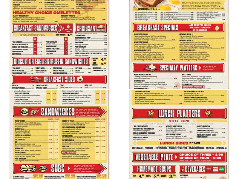 Breakfastime Clemmons Menu