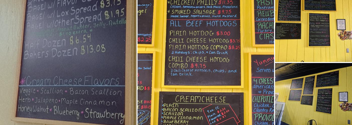 Bagels and More On Main Menu