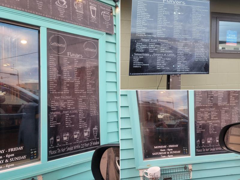 Caffeinated Menu