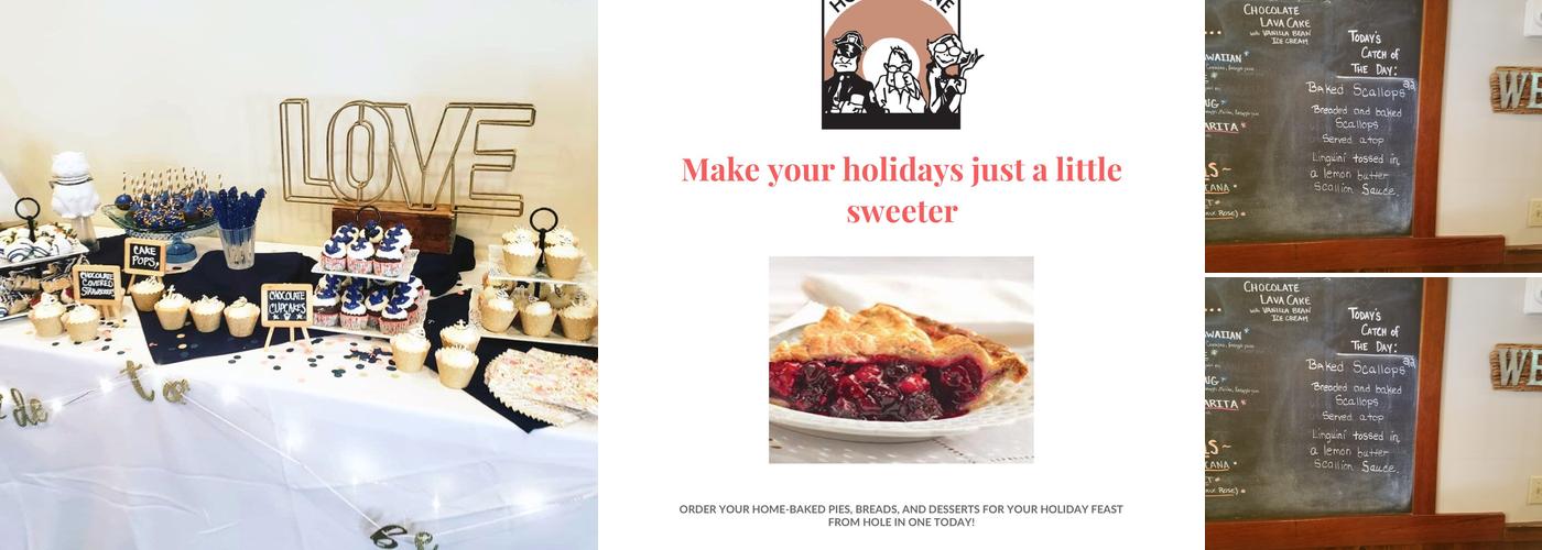 Hole In One Bakery & Coffee Shop Menu