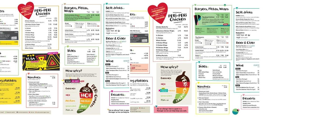 Nando's Menu