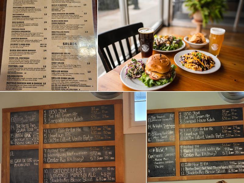 Uniontown Brewing Co. Menu