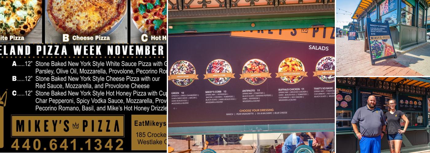 Mikey's Pizza Menu