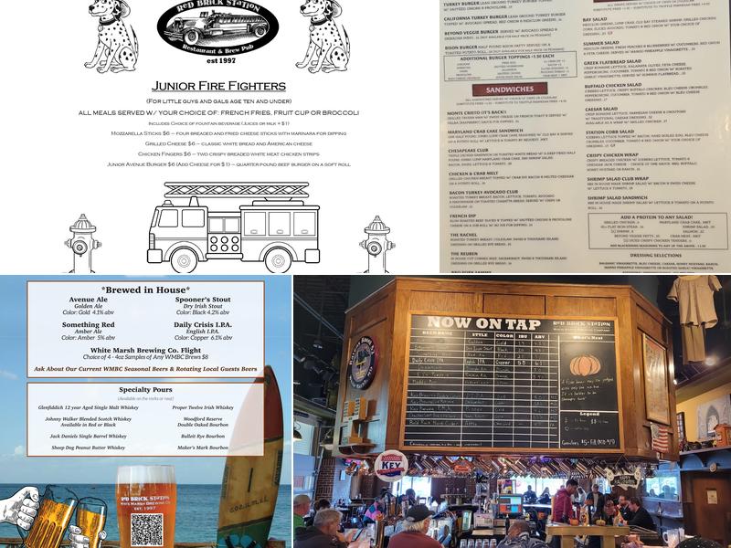 Red Brick Station Menu