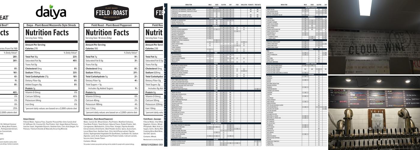 Rotolo's Craft & Crust Menu
