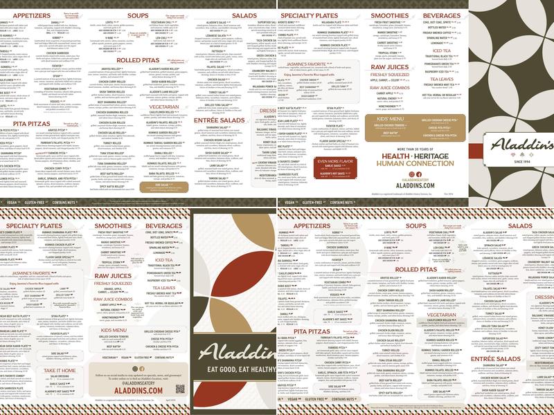 Aladdin's Eatery Middleburg Heights Menu