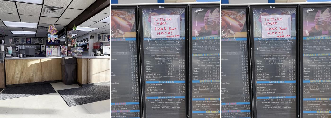 Loder's Shake Shoppe Menu