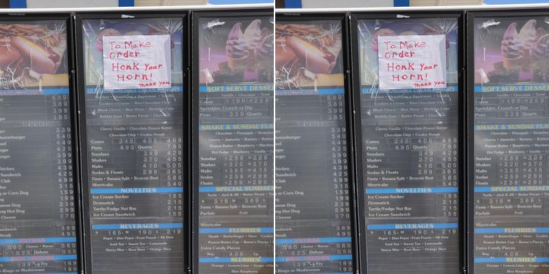 Loder's Shake Shoppe Menu