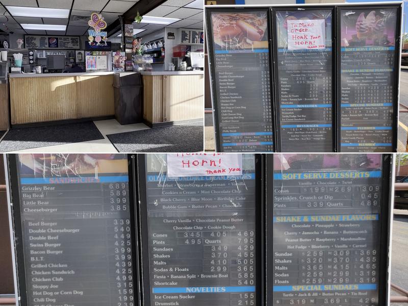 Loder's Shake Shoppe Menu