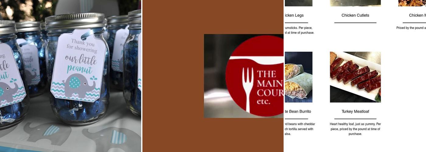 The Main Course Menu