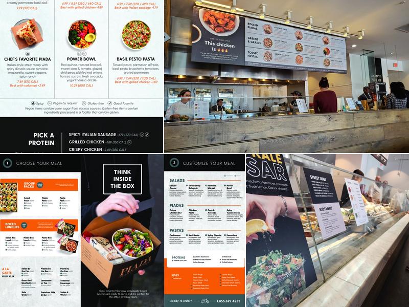 Piada Italian Street Food Menu