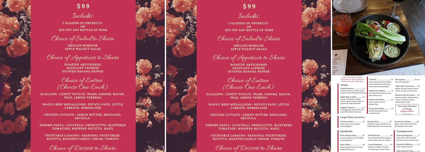 Share Kitchen & Bar Room Menu