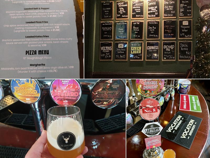 The White Hart Pub Menu