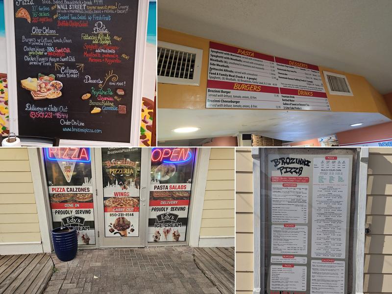 Brozinni's Pizzeria Menu