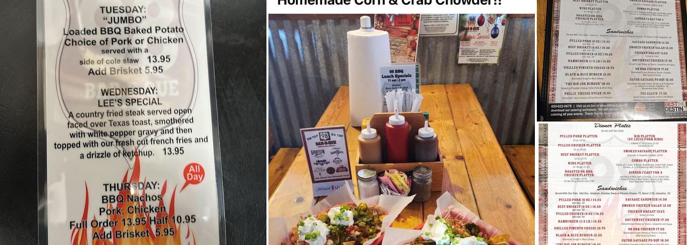 98 Bar-B-Que Menu