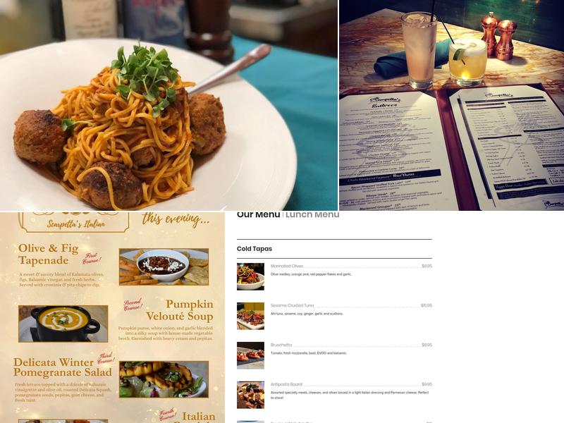 Scarpetta's Menu