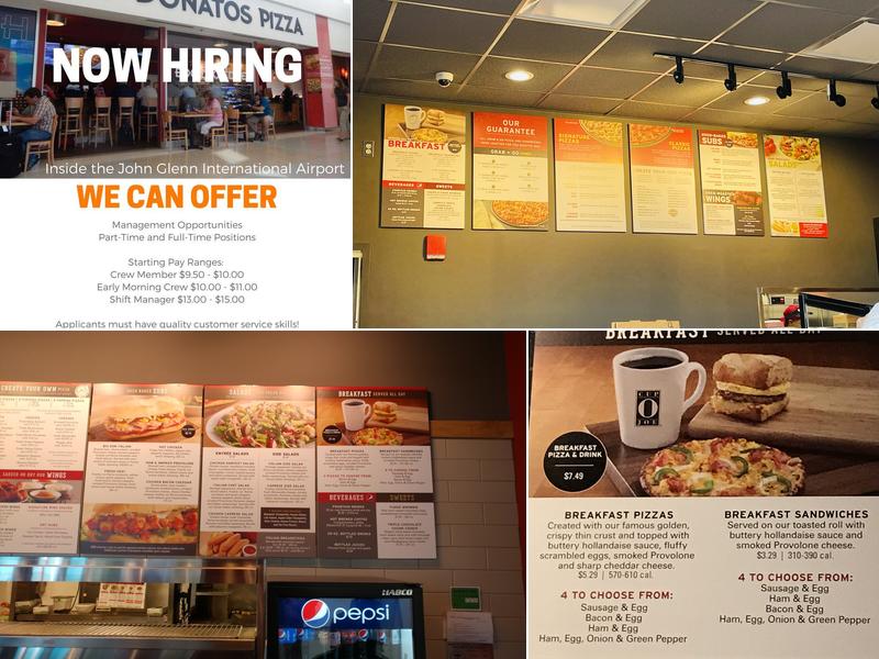 Donatos Pizza (Concourse C) Menu