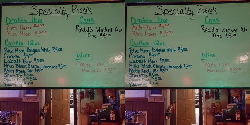 L J's Bar & Grill Menu