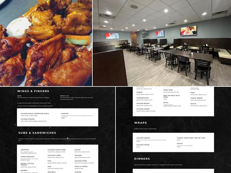Bob & John's Menu