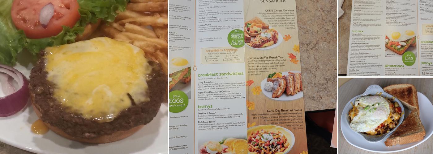 Scramblers Menu