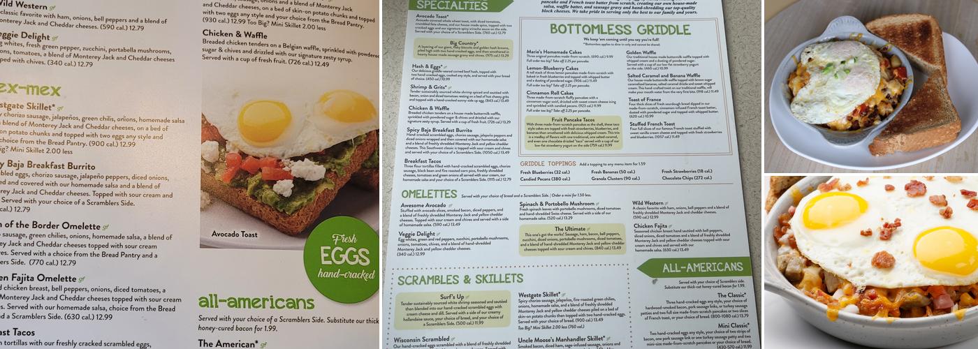 Scramblers Menu