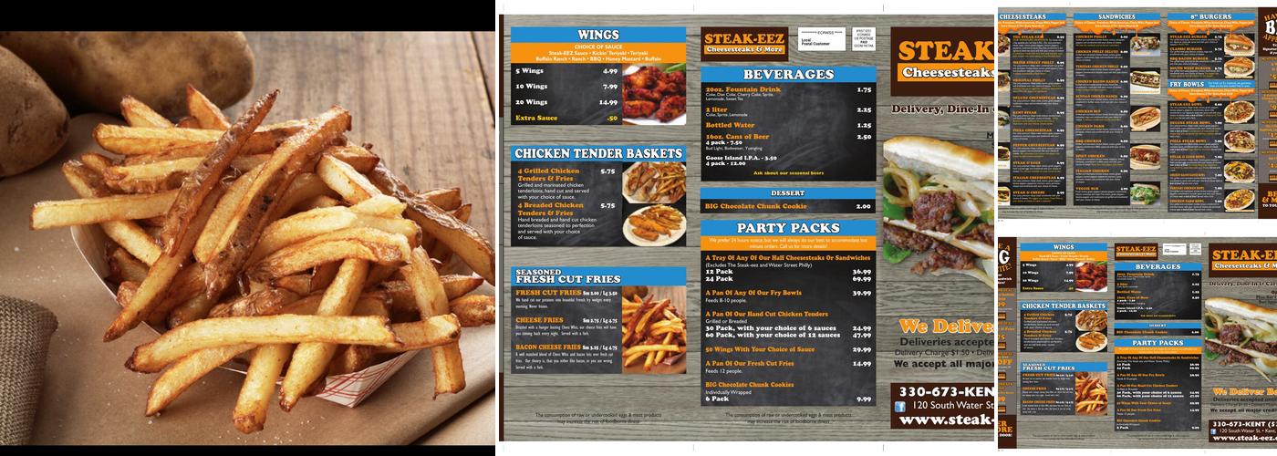 Steak-EEZ Menu