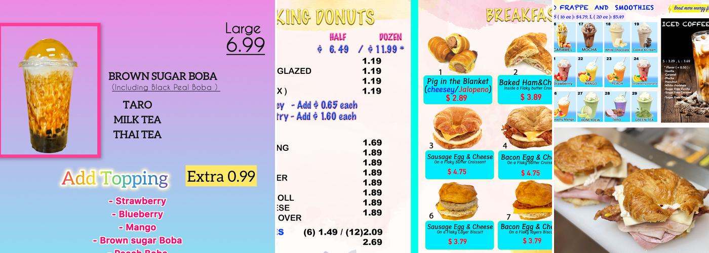 King Donuts - Corbin Menu