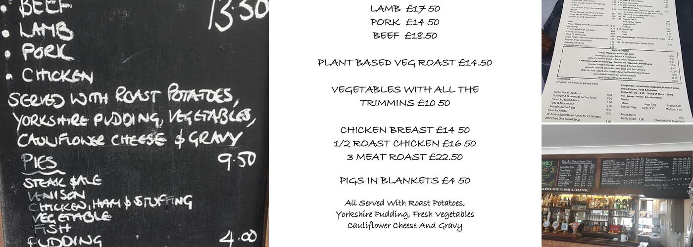The Plough Menu