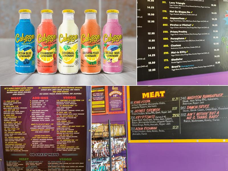 Ike's Love & Sandwiches Menu