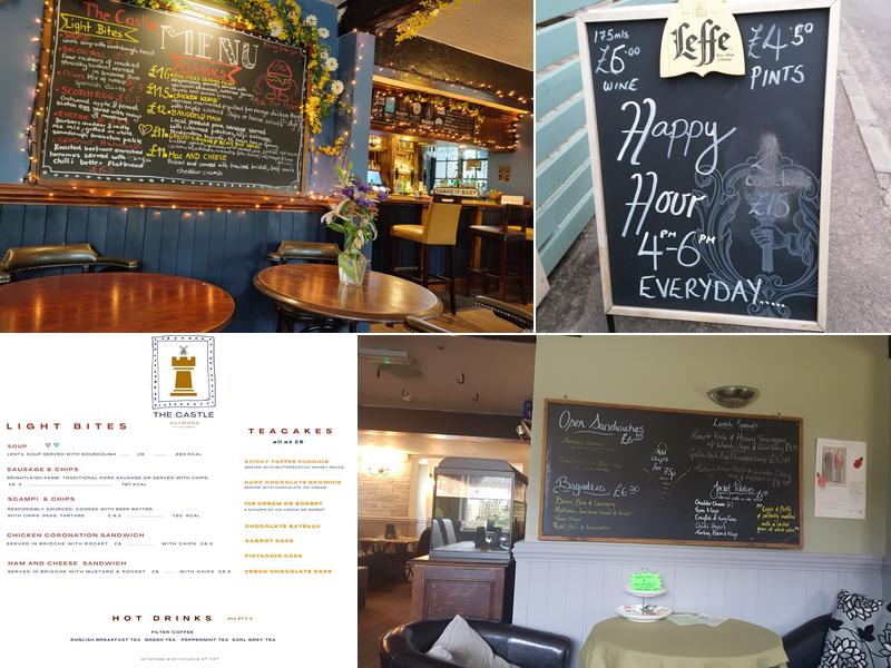 The Castle Inn, Outwood Menu