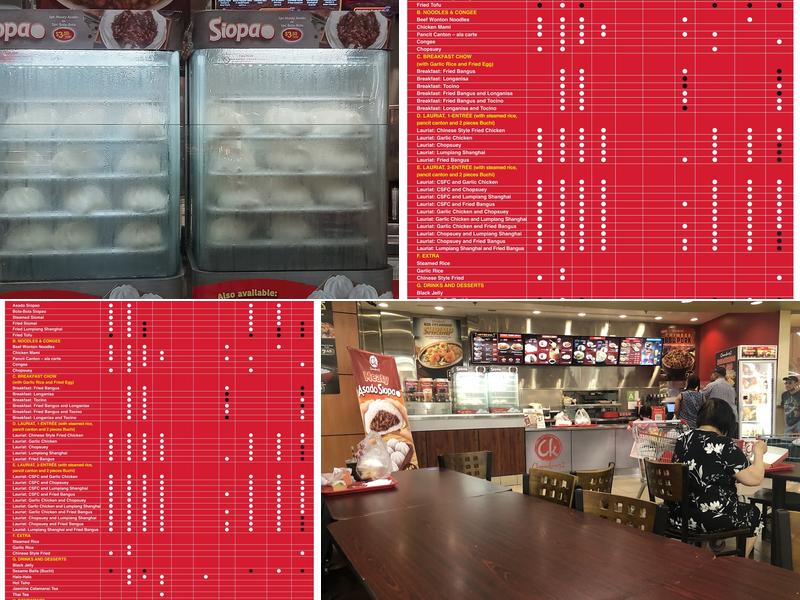 Chowking Menu