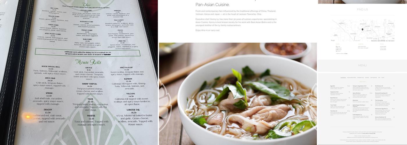 Mint & Lime Asian Bistro Menu