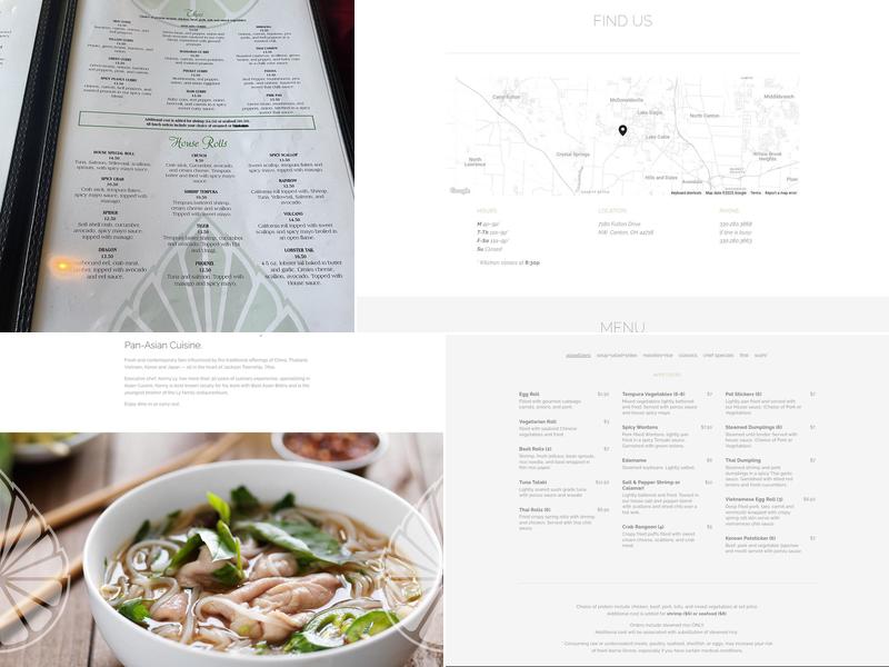 Mint & Lime Asian Bistro Menu