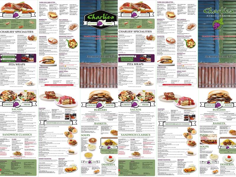 Charlie's Menu