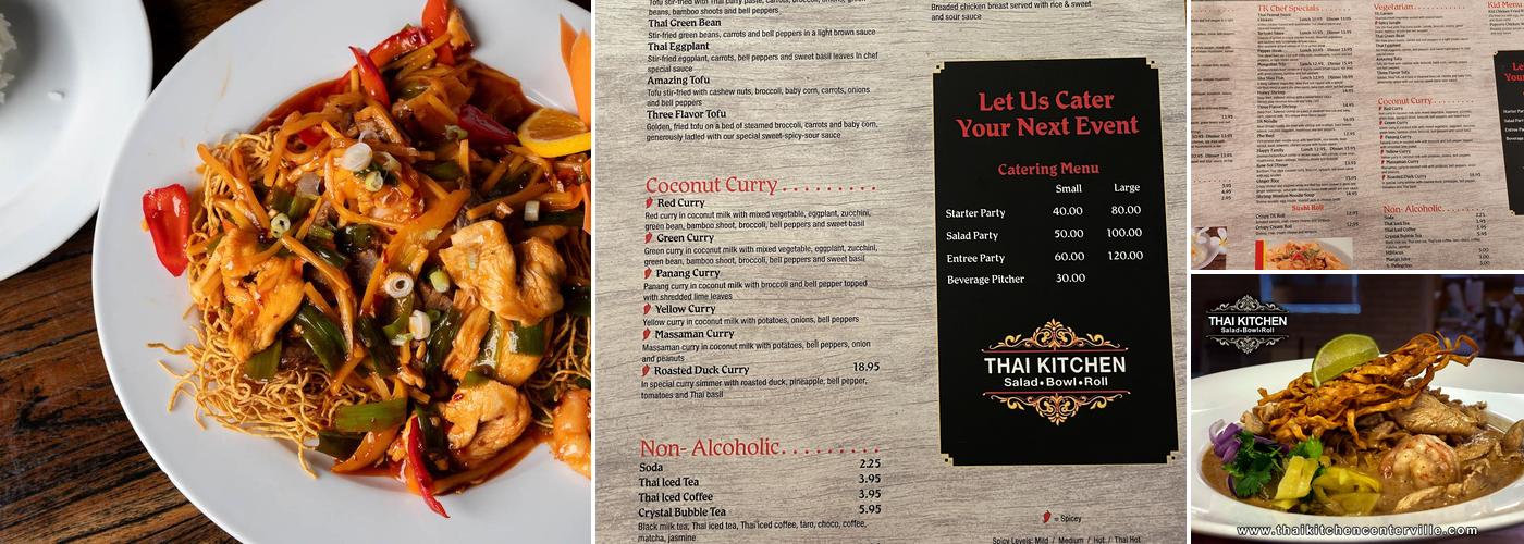 Thai Kitchen Menu