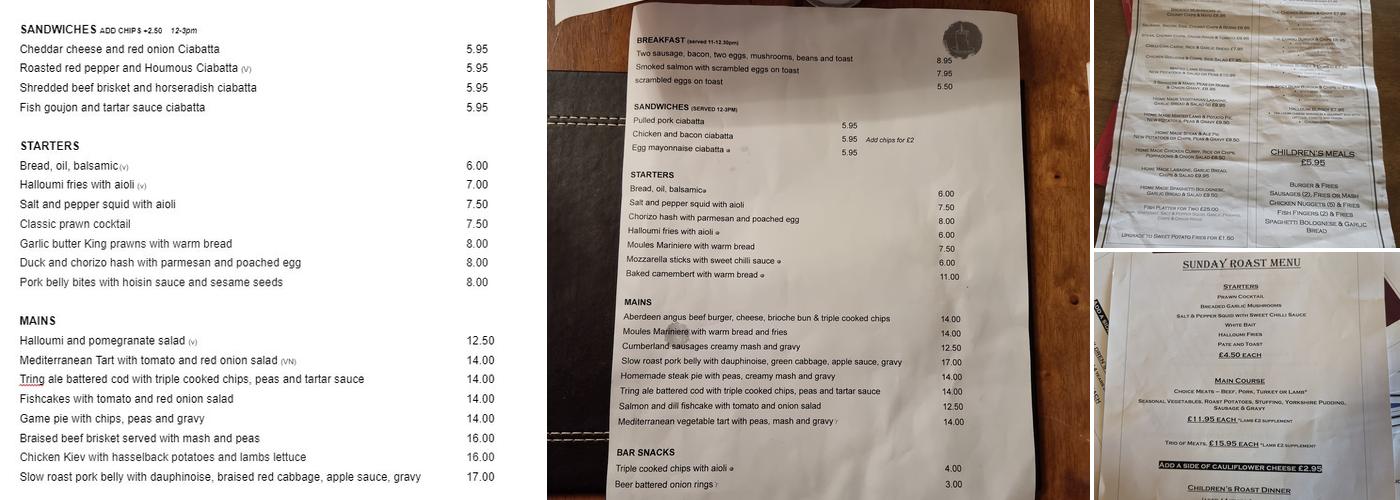 The Candlestick Menu