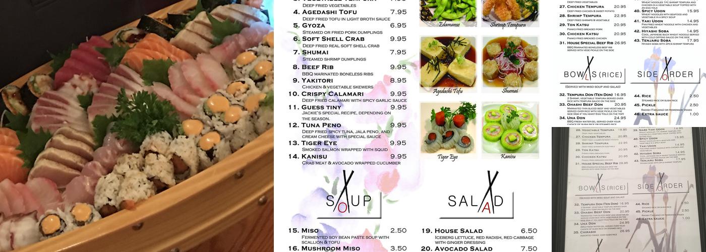 Ohashi Menu