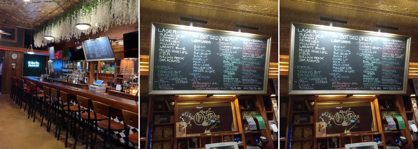 Office Bar Menu