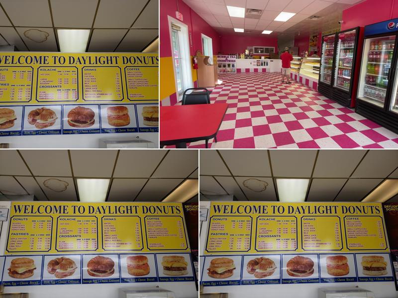 Daylight Donuts Menu