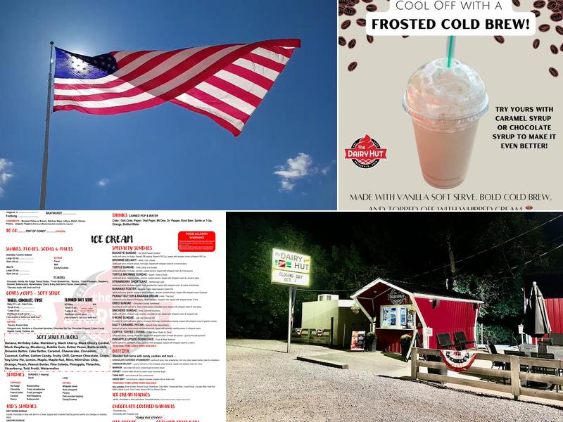 The Dairy Hut Menu