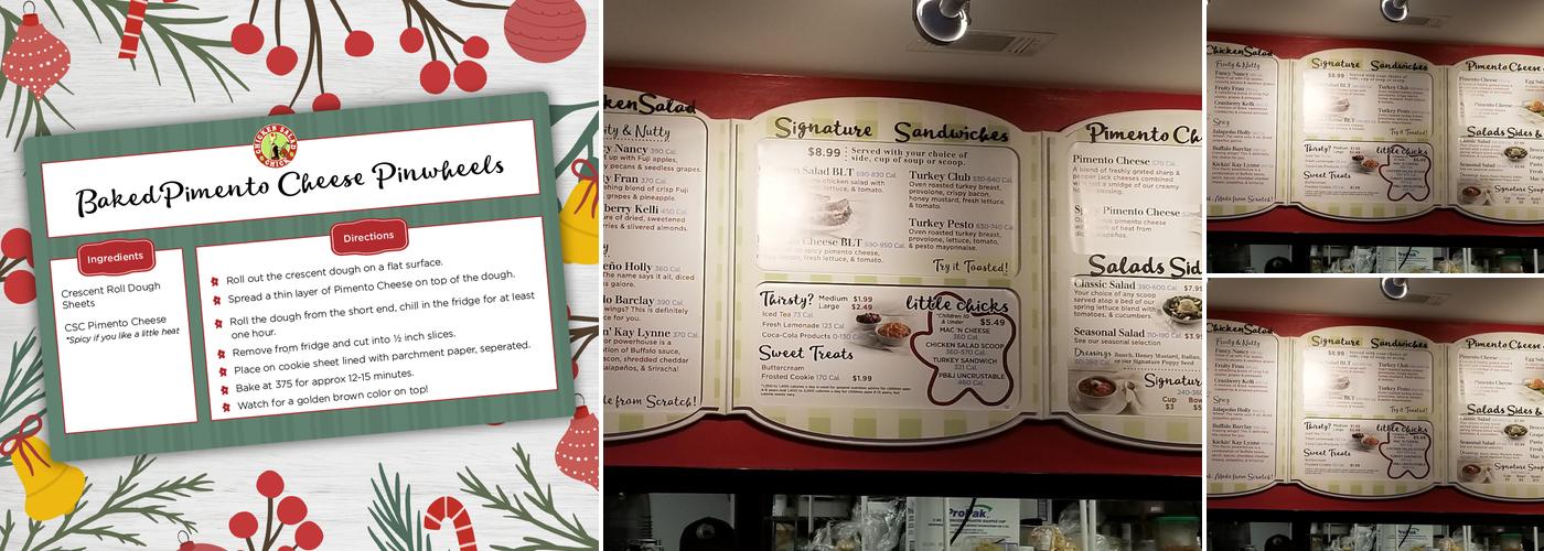 Chicken Salad Chick Menu